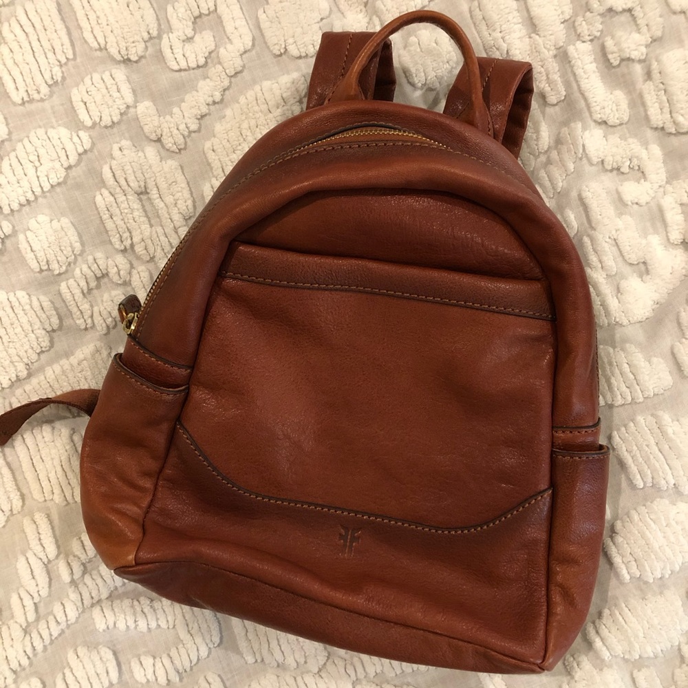 Frye Cognac Backpack